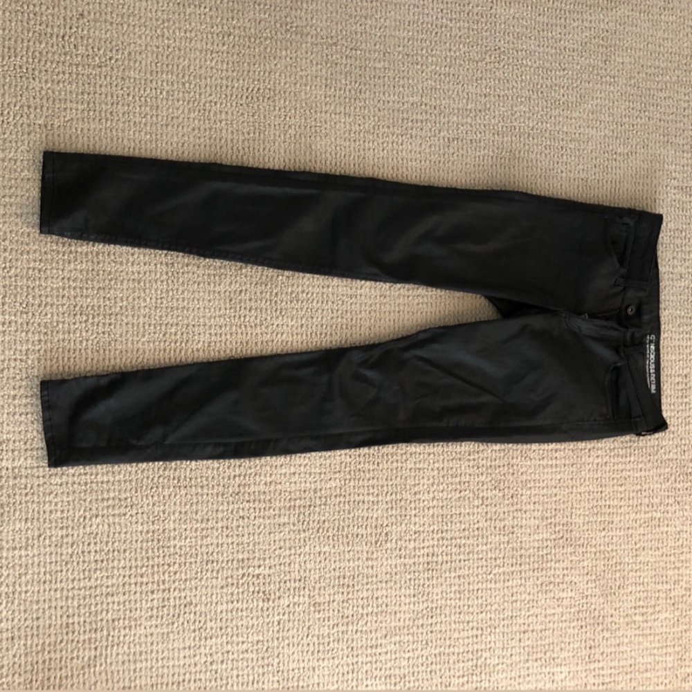 Black skinny jeans (wax wash)